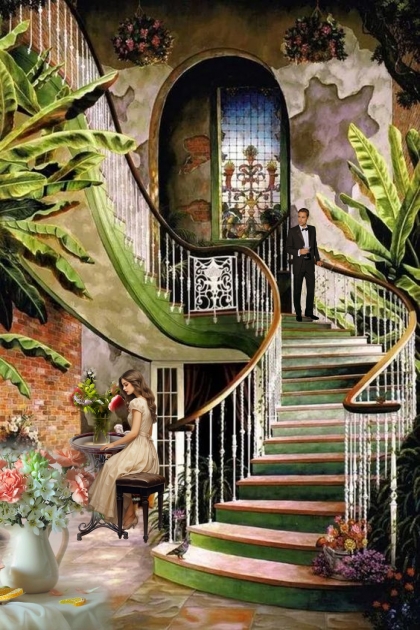 Flowers in the hall