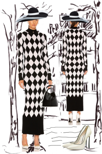 Black and white city style