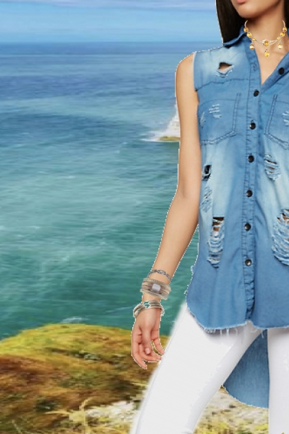 Denim shirt