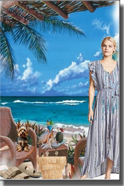 Summer under palms