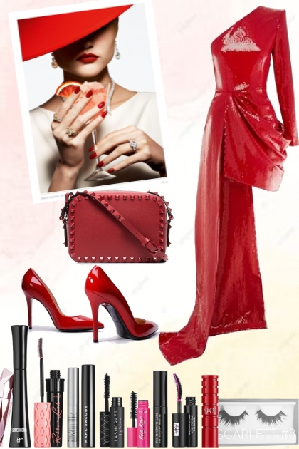 Red cocktail dress 2