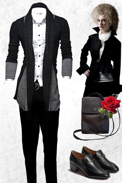 Formal style in black and white