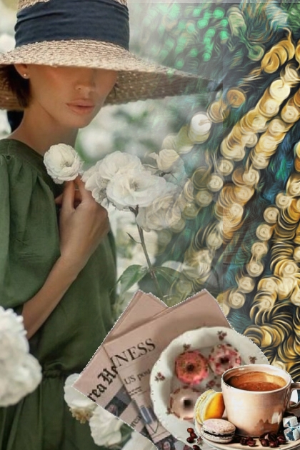 Girl with roses 2