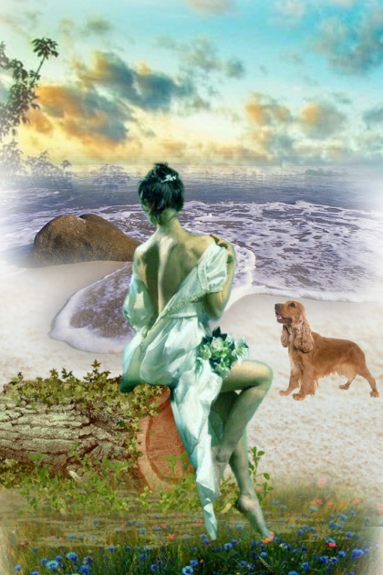 Sea shore idyll
