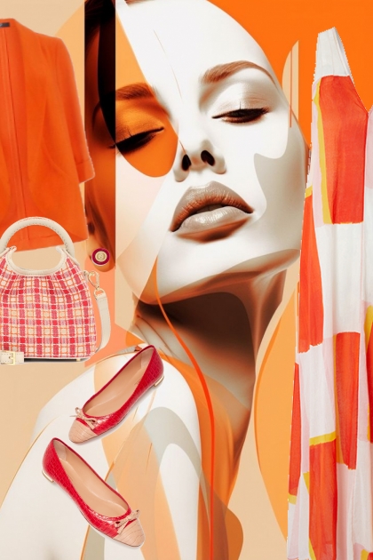 Collage in orange 2