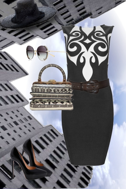 Black and white ornaments