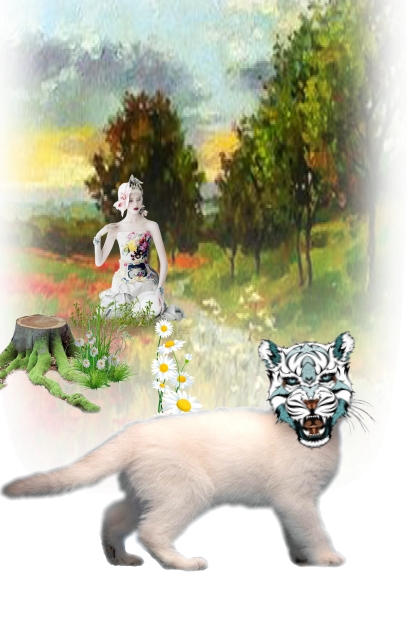 Tame tiger