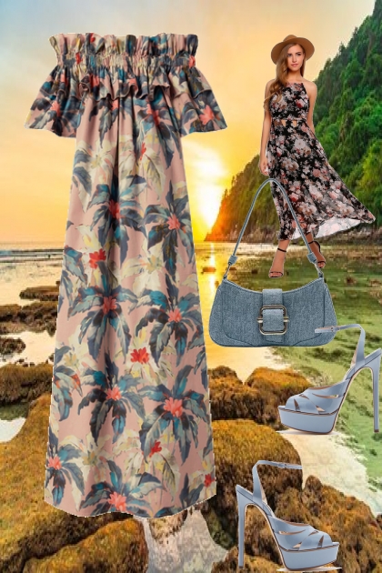 Hot summer on the sea shore