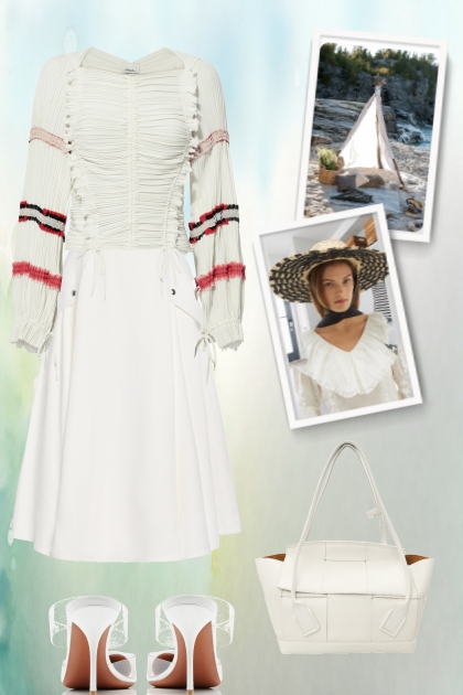 White outfit for summer- Fashion set