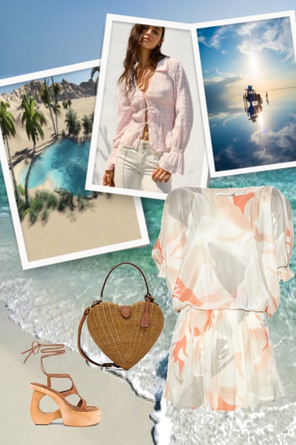 Summer dress for a holiday at seaside