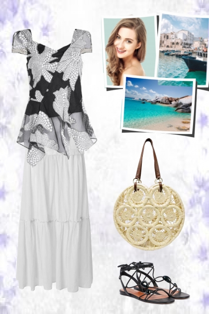Stylish black and white