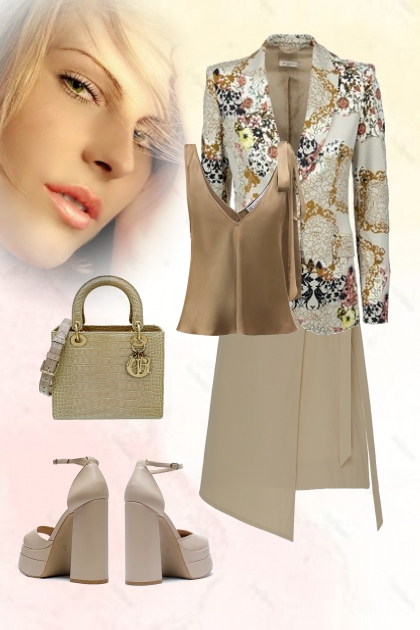 Elegant in chocolate- Modna kombinacija