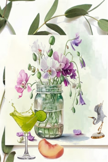 Bouquet in a jar