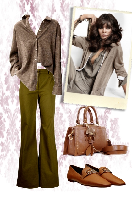 Casual in brown