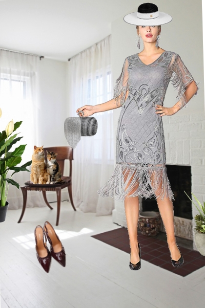 Silver dress 25
