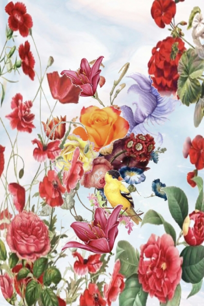 Among flowers 25