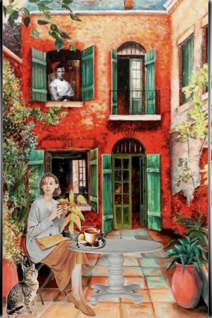 Breakfast in patio