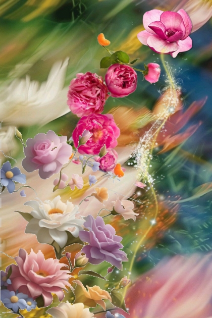 Whirl of flowers