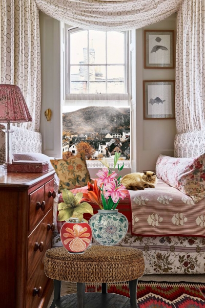 Flowers in the bedroom 25