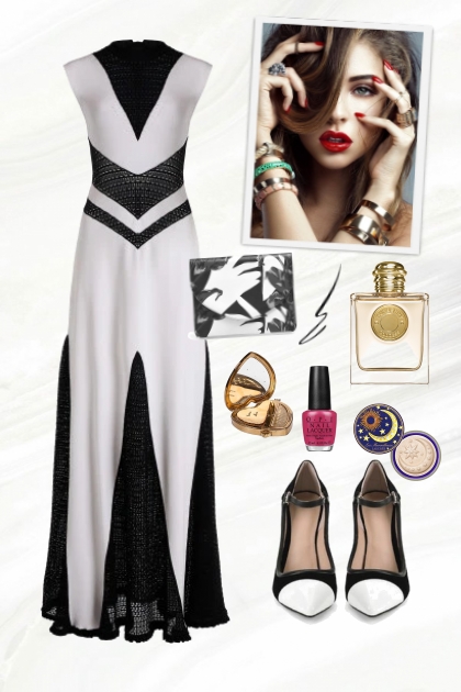 Elegant evening dress