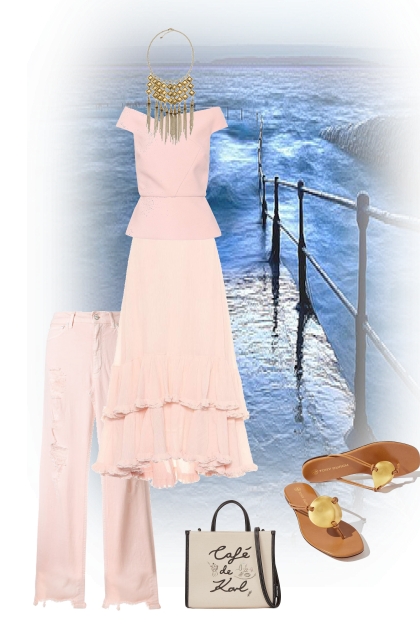 Summer, the sea, twilight