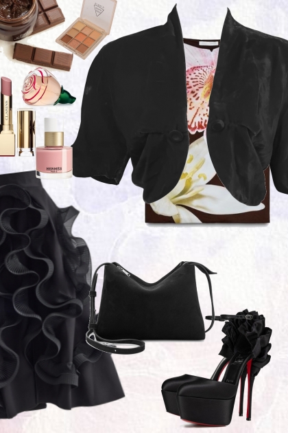 Outfit with a bolero