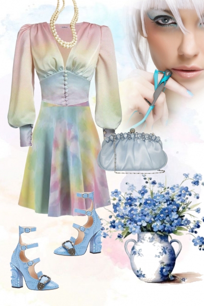 Rainbow tinted outfit