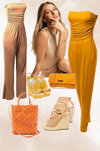 Orange overalls