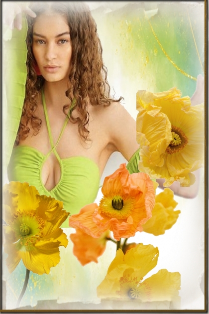 Yellow poppies
