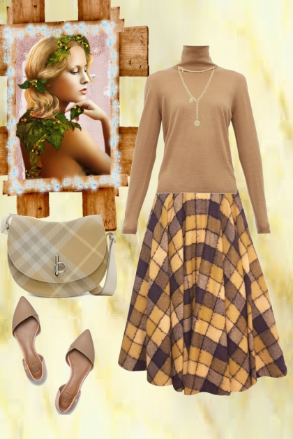 Everyday plaid outfit