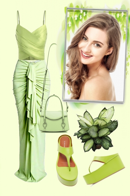 Light green outfit 25