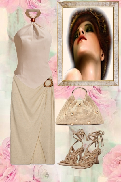 Elegant beige outfit