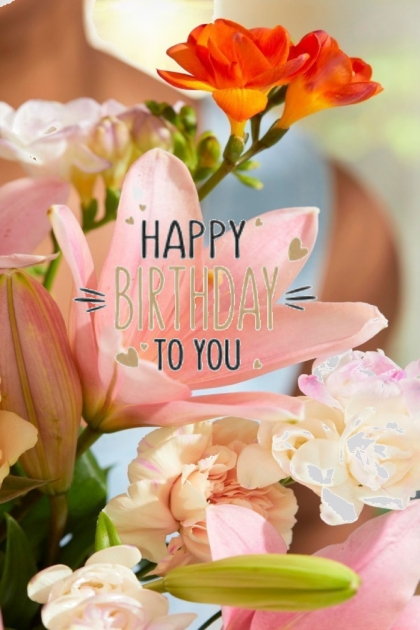 Happy birthday bouquet 25