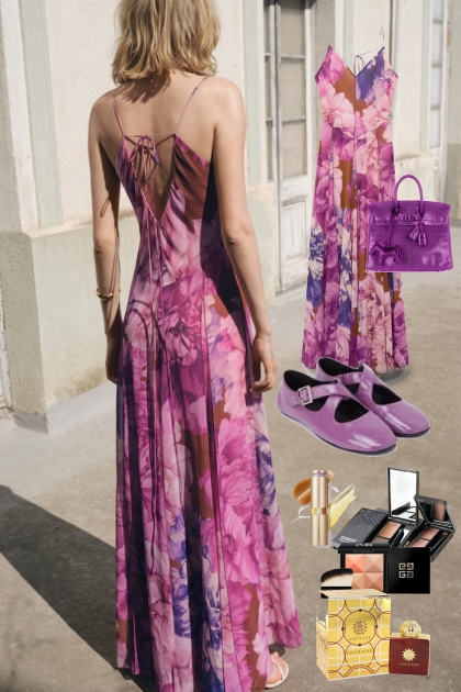 Lilac and pink