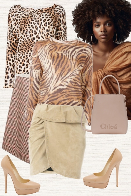 Outfits with animal prints