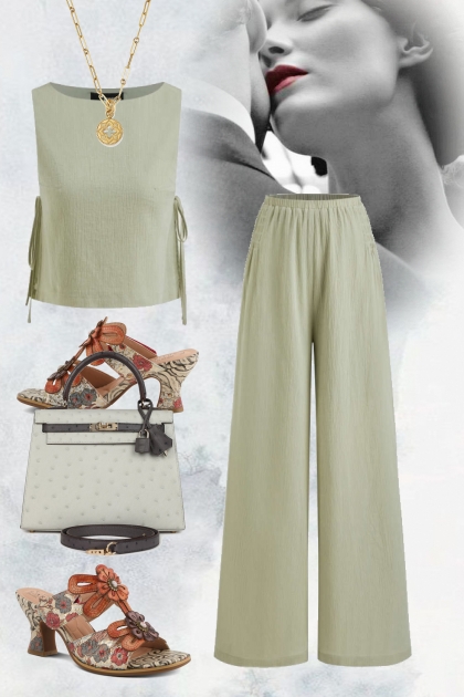 Summer linen suit