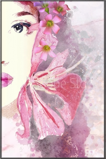 Hairdress with flowers 25