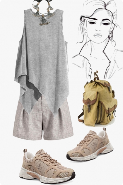 Grey boho