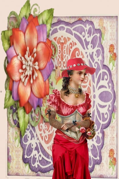 Girl in magenta pink