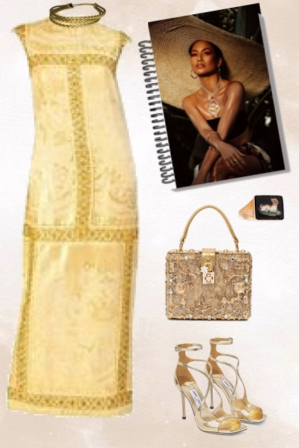 Yellow dress 25- Modna kombinacija