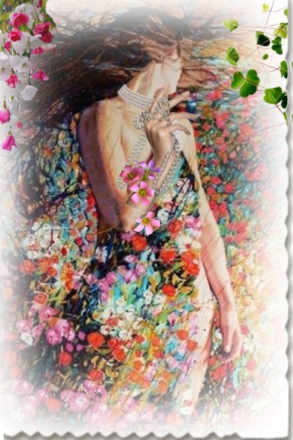Fantasy among flowers