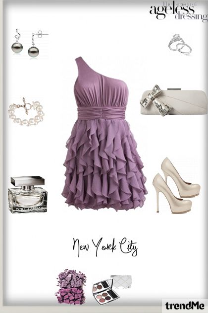 white an violet- Combinazione di moda