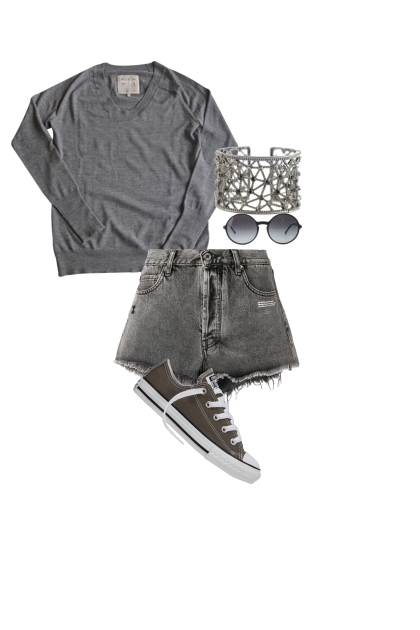 Grey- Combinazione di moda