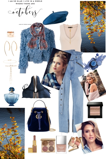 Autumn Blues- combinação de moda