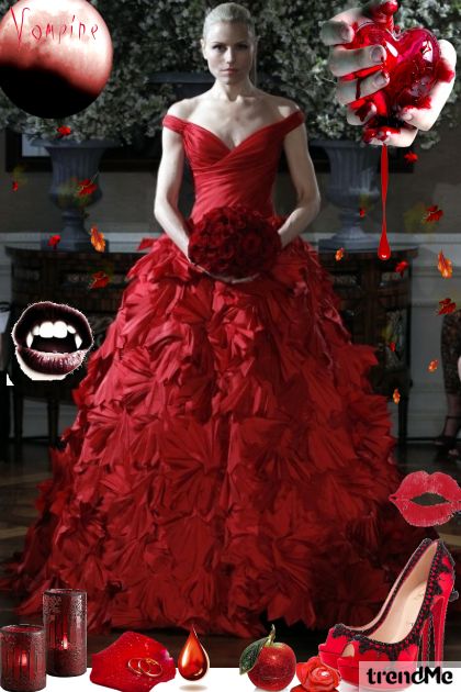 Marrying to a Vampire- combinação de moda