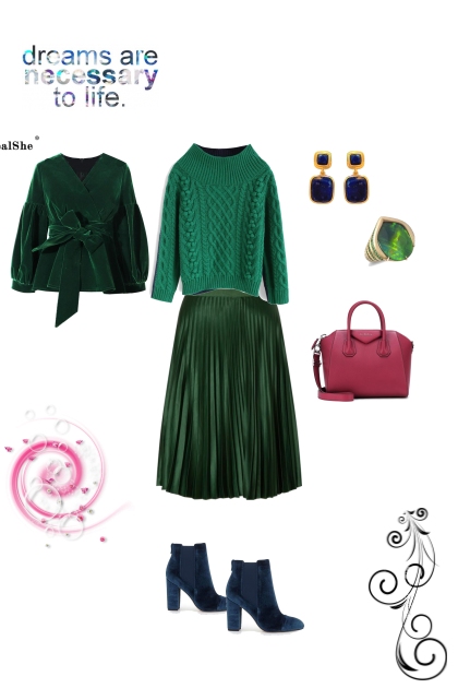 Green symphony- Fashion set