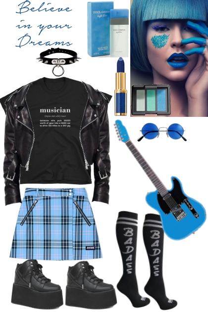 Joan Queens black&#38;blue dreams- Combinazione di moda