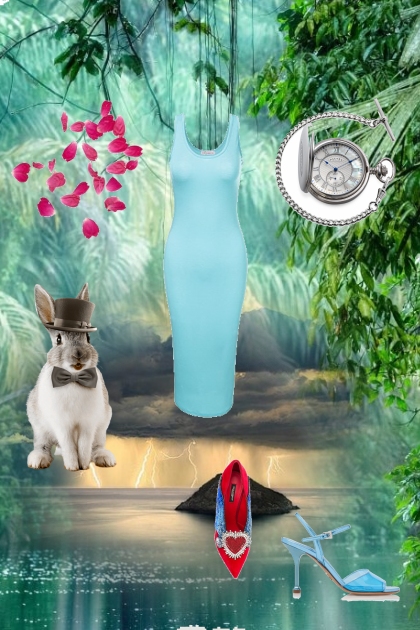 Alice In Wonderland- combinação de moda
