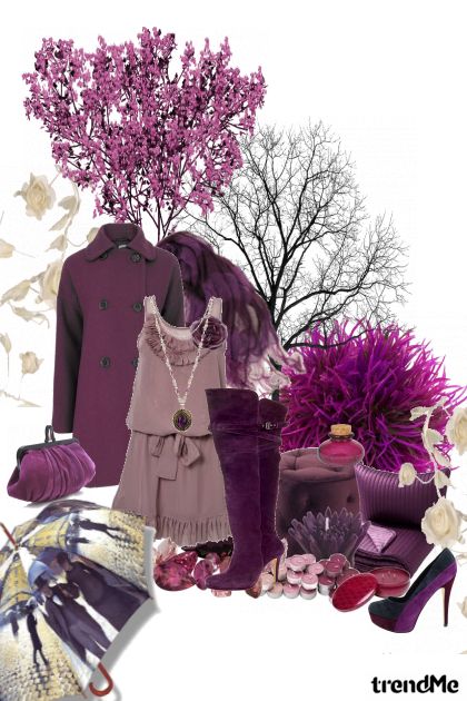 Purple Rain....- Combinazione di moda