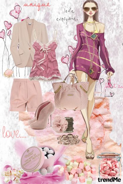 think...pink- Fashion set